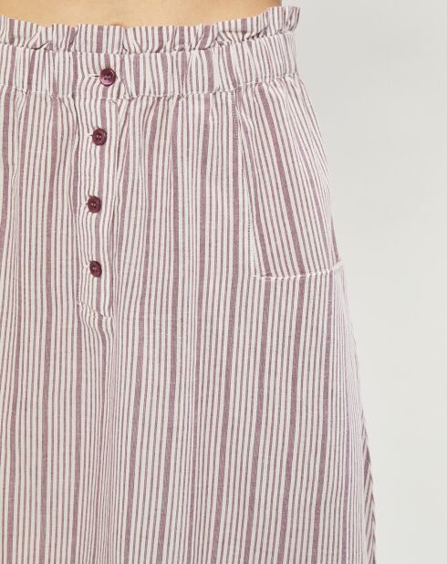 Jupe Cherie ray violette