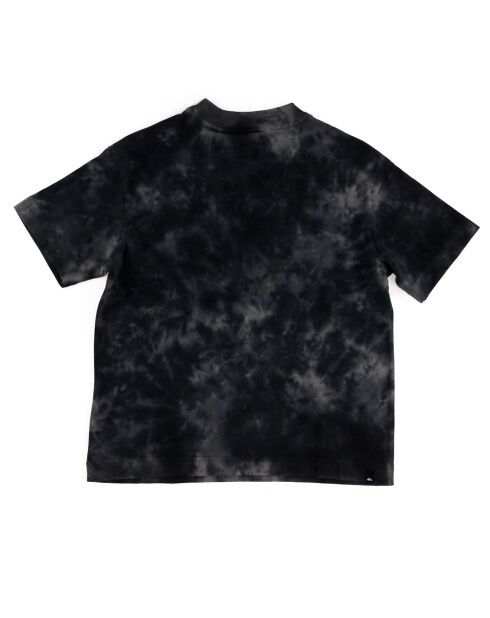 T-Shirt en Coton à manches courtes Tie & dye noir