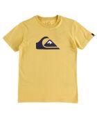 T-Shirt en Coton à manches courtes Logo Vague jaune