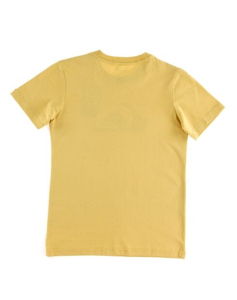 T-Shirt en Coton à manches courtes Logo Vague jaune