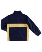 Coupe-Vent bicolore Windbreaker bleu marine/jaune