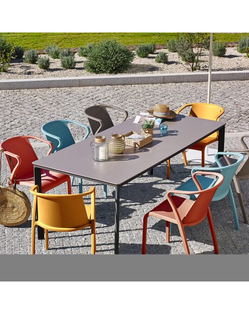 Meet Gartentisch Anthrazit - 160x90x73 cm