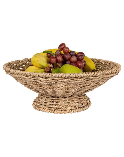 Plateau de service Pruna naturel - 30x30x11 cm