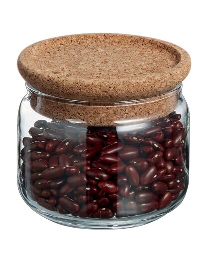 2 Pots Pure Jar Cork transparents - 50 cl
