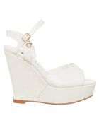 Sandales Liz blanches - Talon 12.5 cm