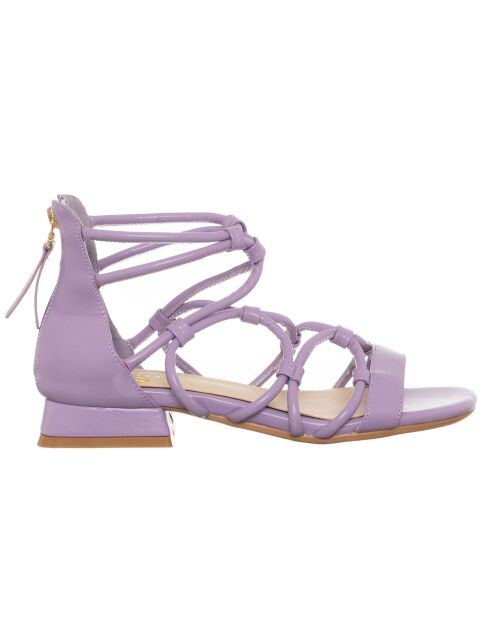 Lilafarbene Zina Sandalen