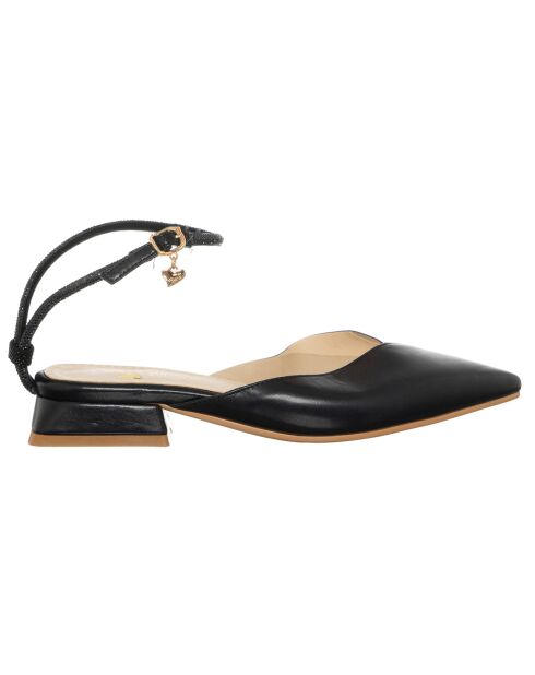 Slingbacks Mulan noires