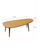 Table basse Sweet teck - 115x38x50 cm