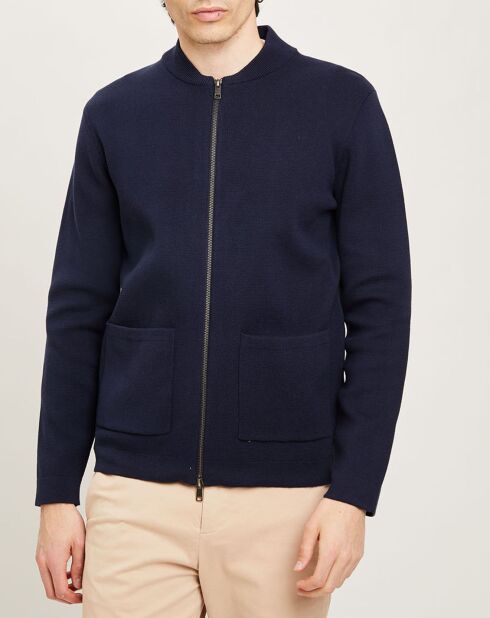 Bombers en maille Gaelos marine