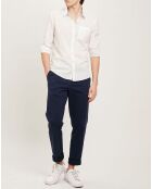 Chemise regular Earl blanche