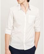 Chemise regular Earl blanche