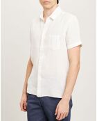 Chemise regular 100% Lin Efe blanche