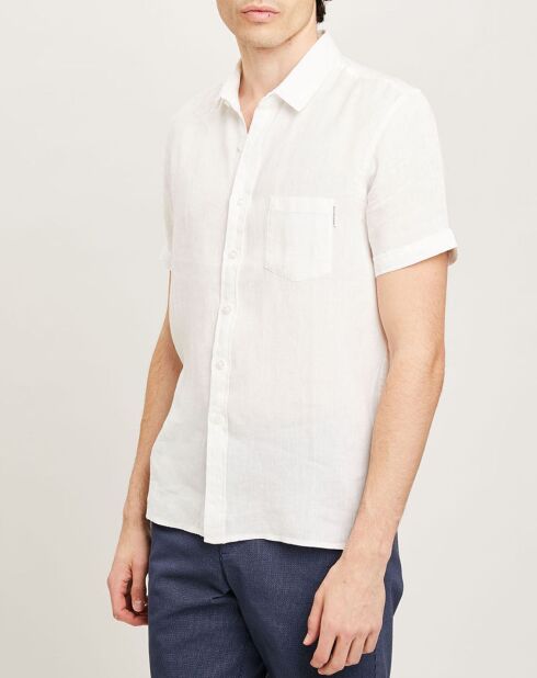 Chemise regular 100% Lin Efe blanche