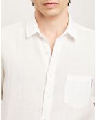 Chemise regular 100% Lin Efe blanche