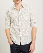 Chemise casual en Popeline Nala imprimée blanc/multicolore