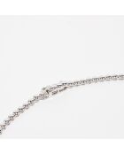Diamant-Halskette River aus 3-karätigem Weißgold