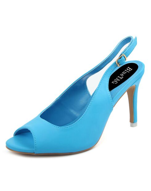Nua blauwe slingbacks