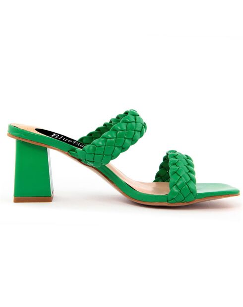 Sabot verdi Winie - tacco 6 cm