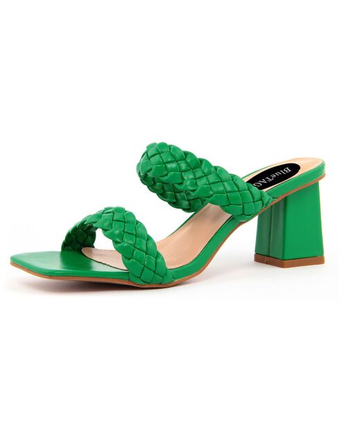 Sabot verdi Winie - tacco 6 cm