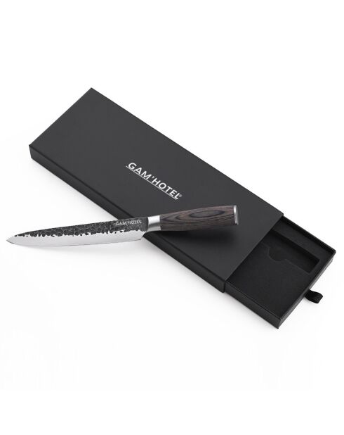 Coffret couteau à trancher Rétro noir