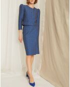 Jupe Claudette bleue