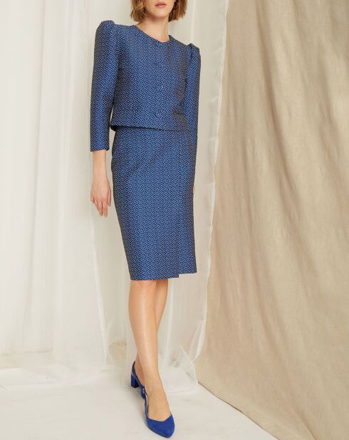 Jupe Claudette bleue