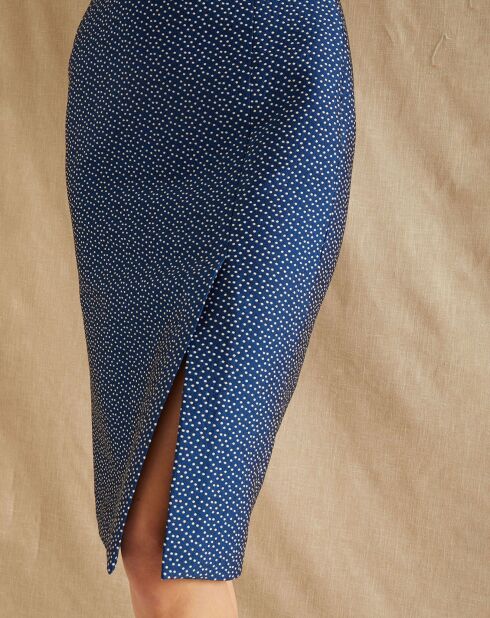 Jupe Claudette bleue