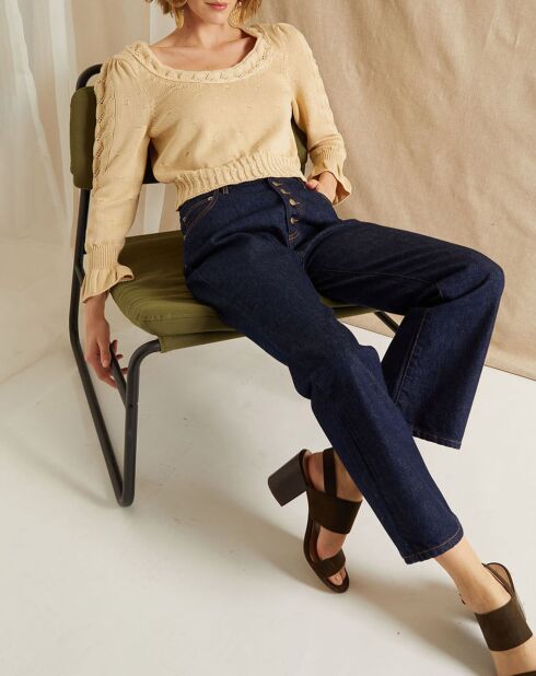 Pull Lila beige