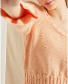 Pull Lila orange