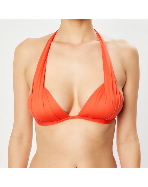 Haut de maillot de bain Push-Up Essentiel orange