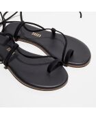 Sandales en Cuir Jo noires