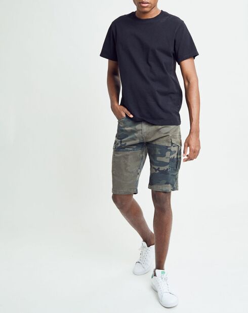 Short en jean Azer kaki