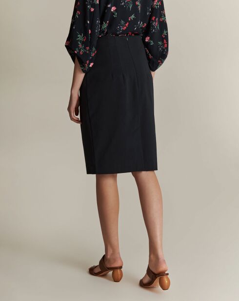 Marineblauwe rok Minora