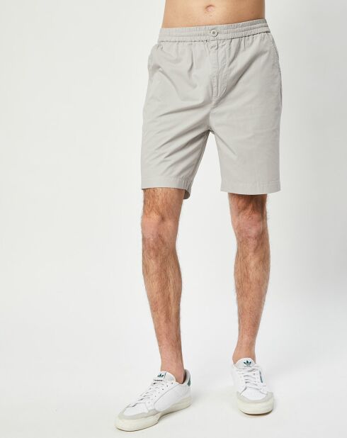 Bermuda en Coton Joel gris perle