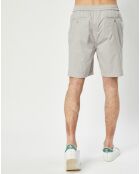 Bermuda en Coton Joel gris perle
