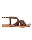 Sandales en Cuir Jammat bordeaux