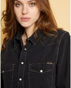 Chemise Denim Gainsbars blue black