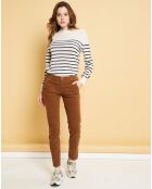 Pantalon chino Natural Tess toffee