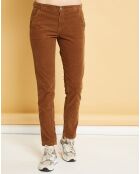 Pantalon chino Natural Tess toffee