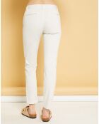 Pantalon chino Natural Tess craie