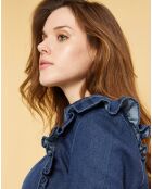 Chemise en jean Blue Gilda aged wash