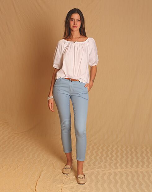 Top Lyana blanc