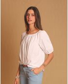 Top Lyana blanc