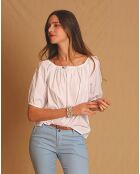 Top Lyana blanc