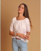 Top Lyana blanc