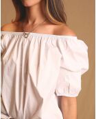 Top Lyana blanc