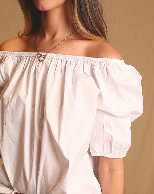 Top Lyana blanc