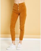 Pantalon en Velours Velvet St Nevada caramel