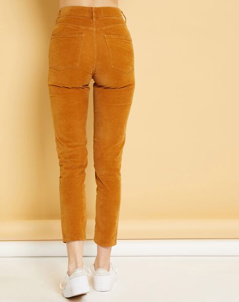 Pantalon en Velours Velvet St Nevada caramel