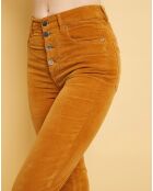 Pantalon en Velours Velvet St Nevada caramel